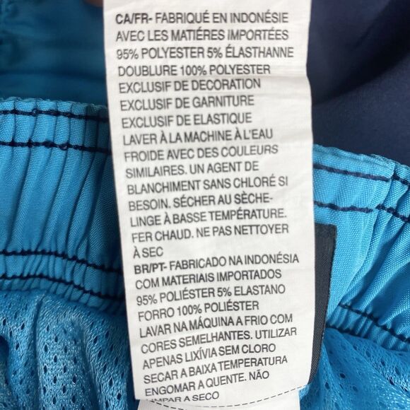 Nike Mens Size XL Repel Swim Trunks Board Shorts Elastic Waist Drawstring Blue - Picture 9 of 9